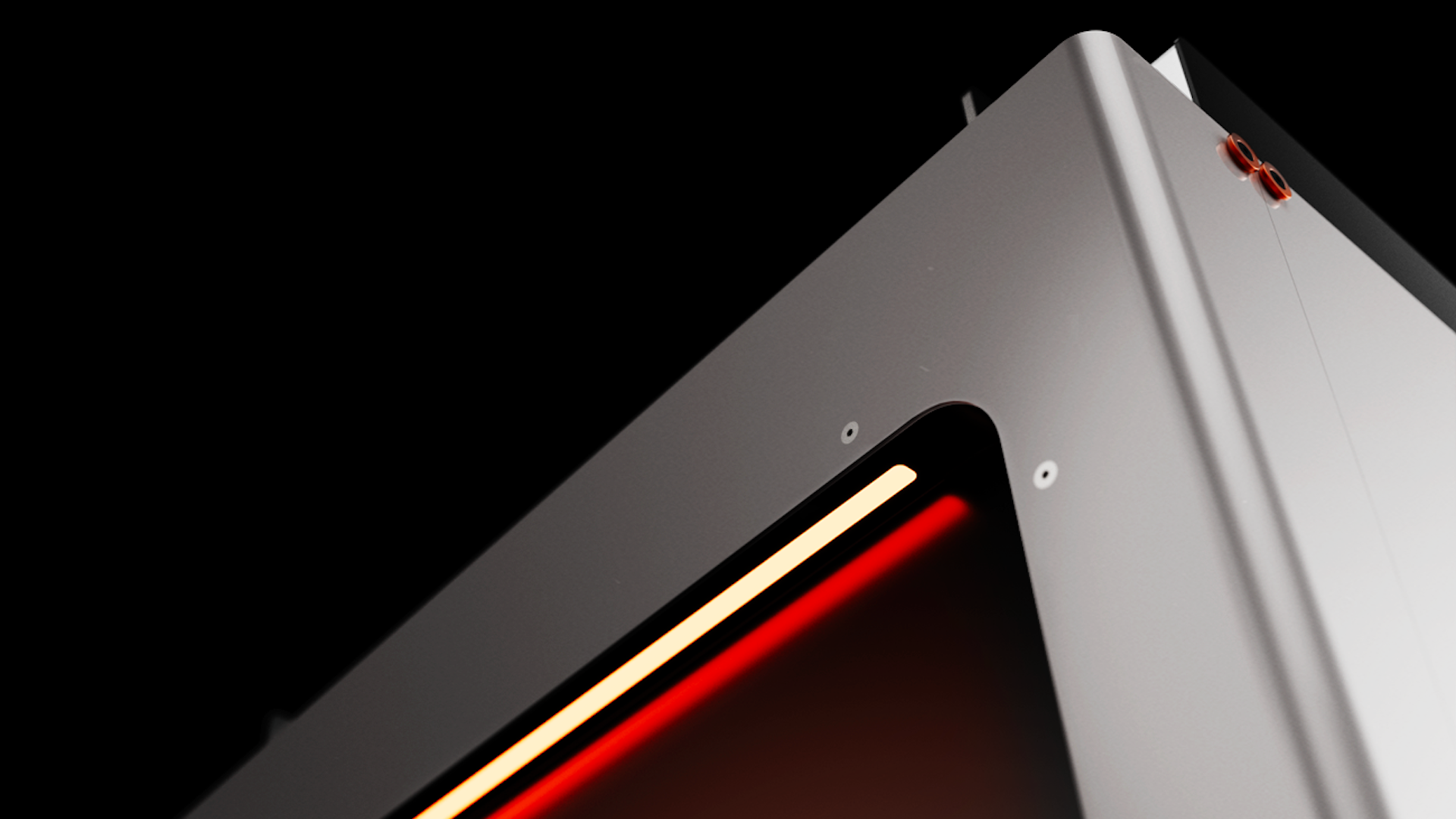 Dinamica Pro rear with integrated LED wall-wash lighting